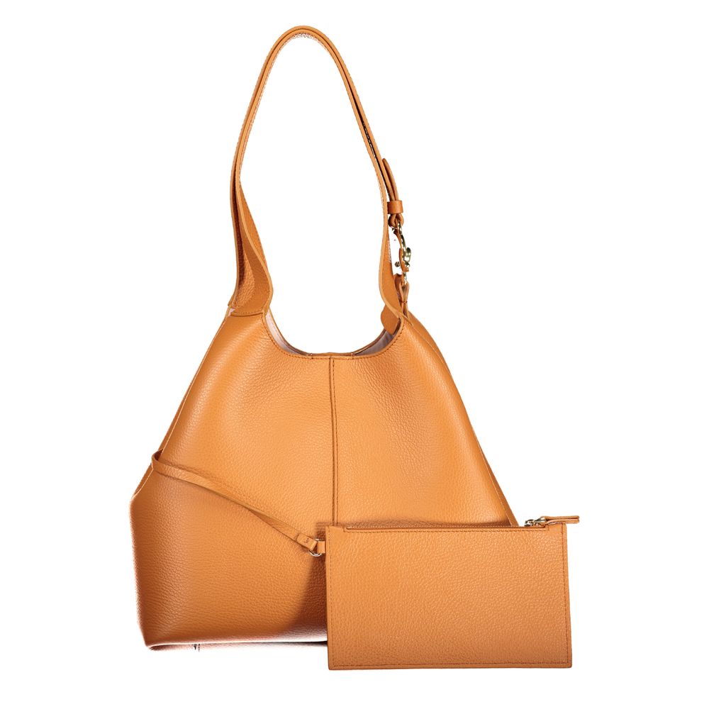 Coccinelle Arancione Leather Women Handbag