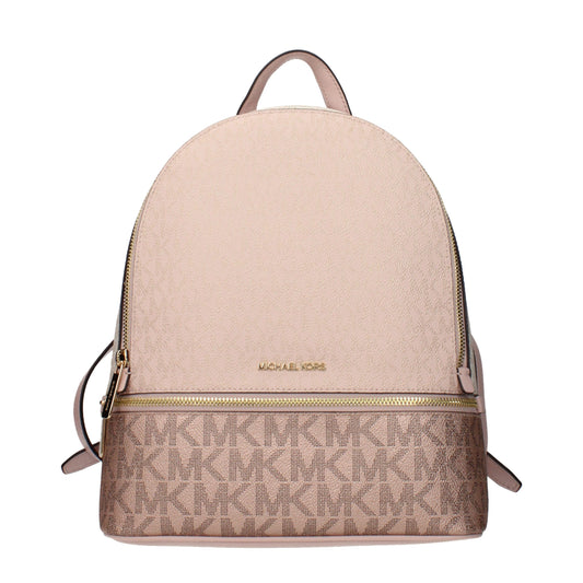 Michael Kors Pink Fabric Backpack