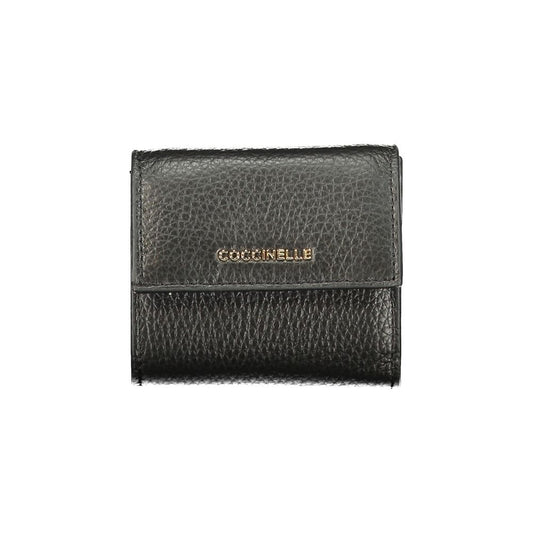 Coccinelle Black Leather Women Wallet