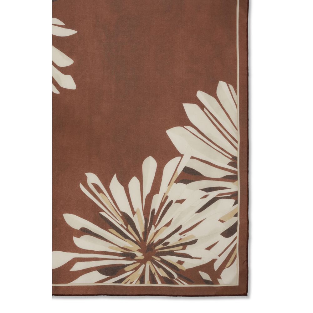 Brunello Cucinelli Bordeaux Silk Scarf