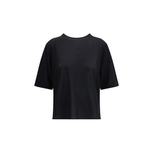 Loulou De Saison Black Cashmere T-Shirt