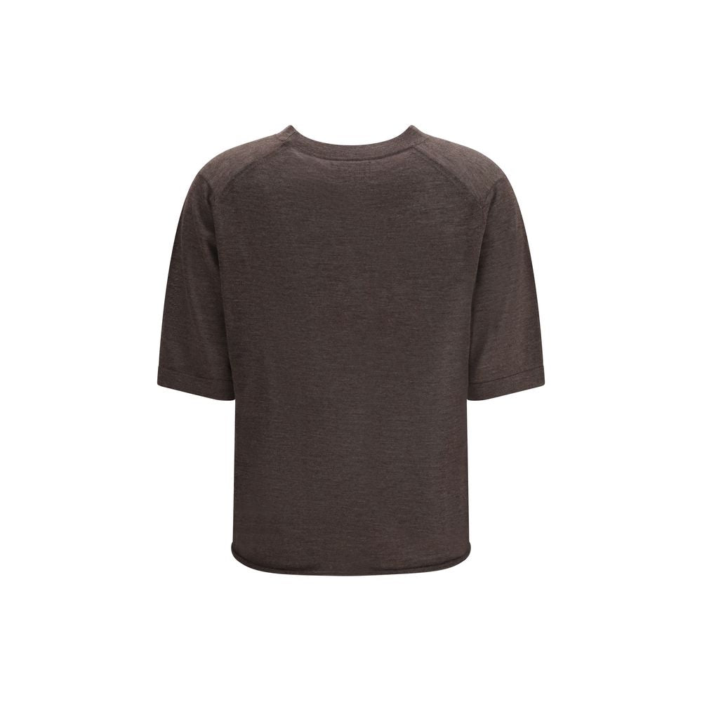 Loulou De Saison Brown Cashmere T-Shirt