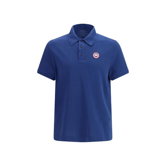 Canada Goose Blue Cotton Polo Shirt