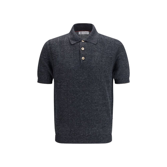 Brunello Cucinelli Gray Cotton Sweatshirt