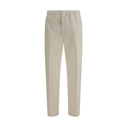 Lardini Beige Cotton Casual Pants