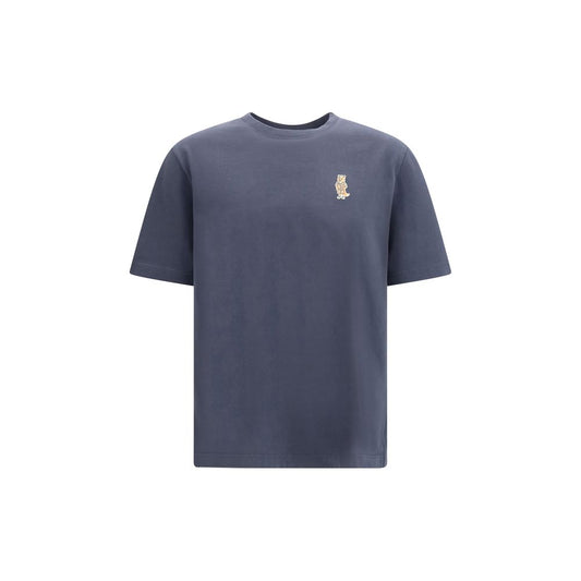 Maison Kitsuné Blue Cotton T-Shirt