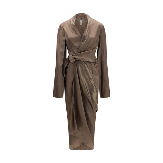 Rick Owens Brown Copper Casual Dress