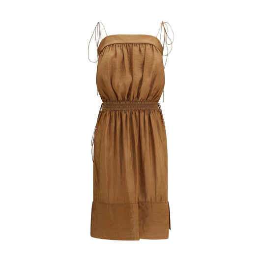 Saint Laurent Beige Polyester Casual Dress