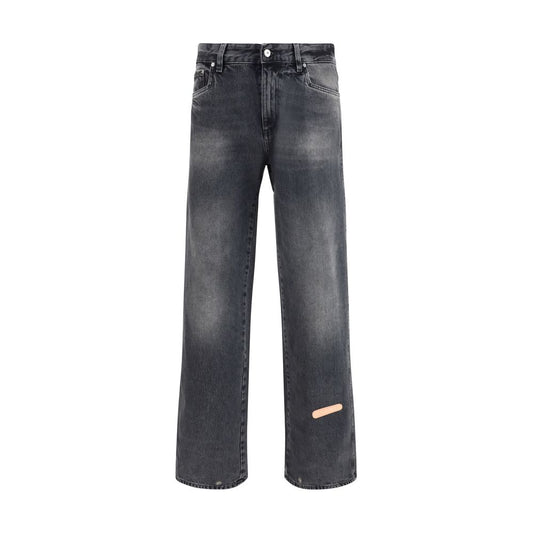 PDF Channel Gray Cotton Jeans Denim