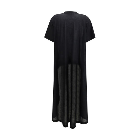 Balenciaga Black Cotton Casual Dress
