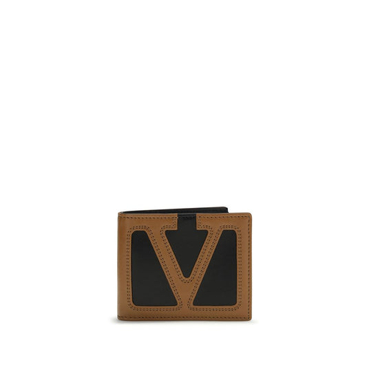 Valentino Garavani Black Lamb Ovis Aries Aries Wallet