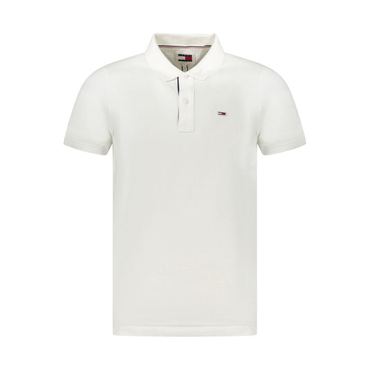 Tommy Hilfiger White Cotton Men's Polo Shirt