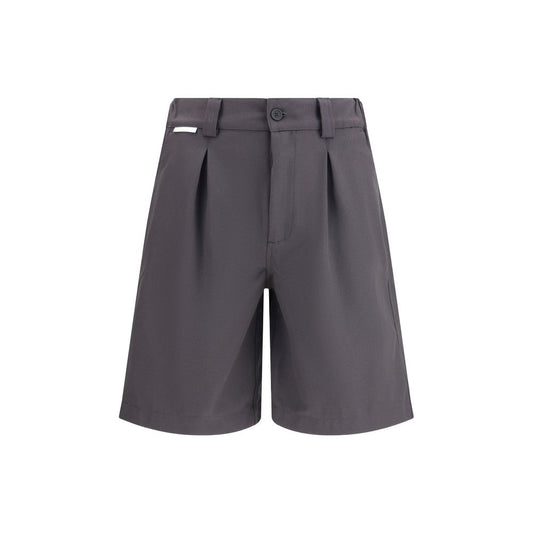 GR10K Gray Cotton Bermuda Shorts