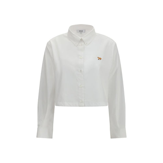 Maison Kitsuné White Cotton Blouse