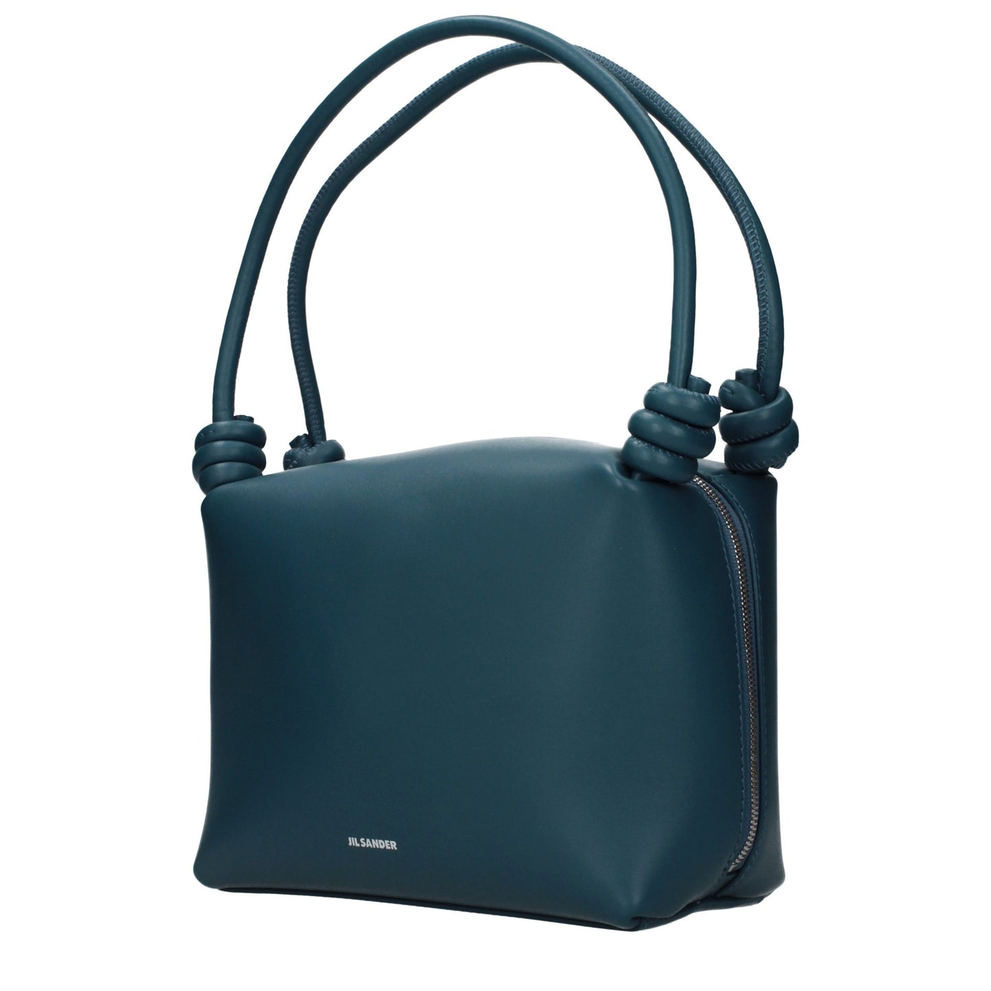 Jil Sander Blue Leather Handbag