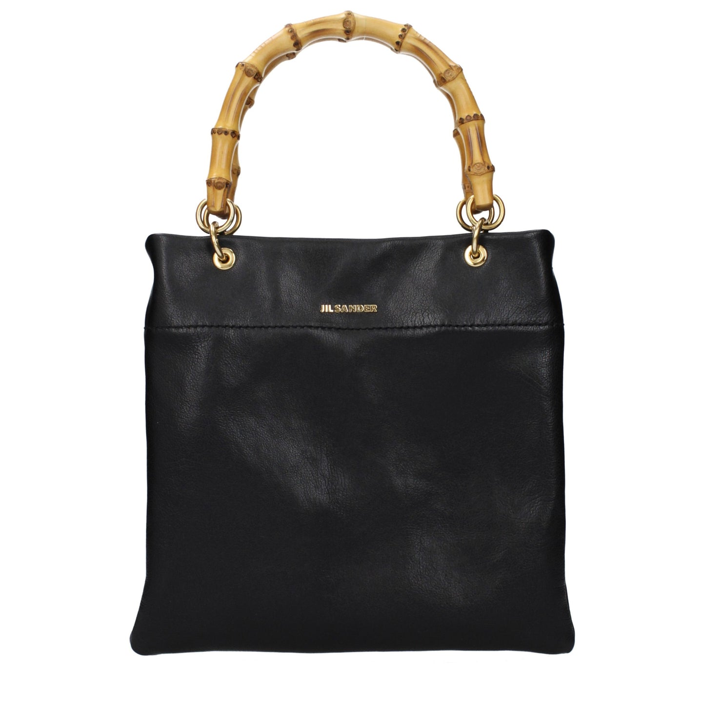 Jil Sander Black Leather Handbag