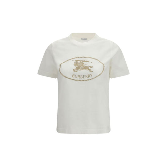 Burberry White Cotton T-Shirt