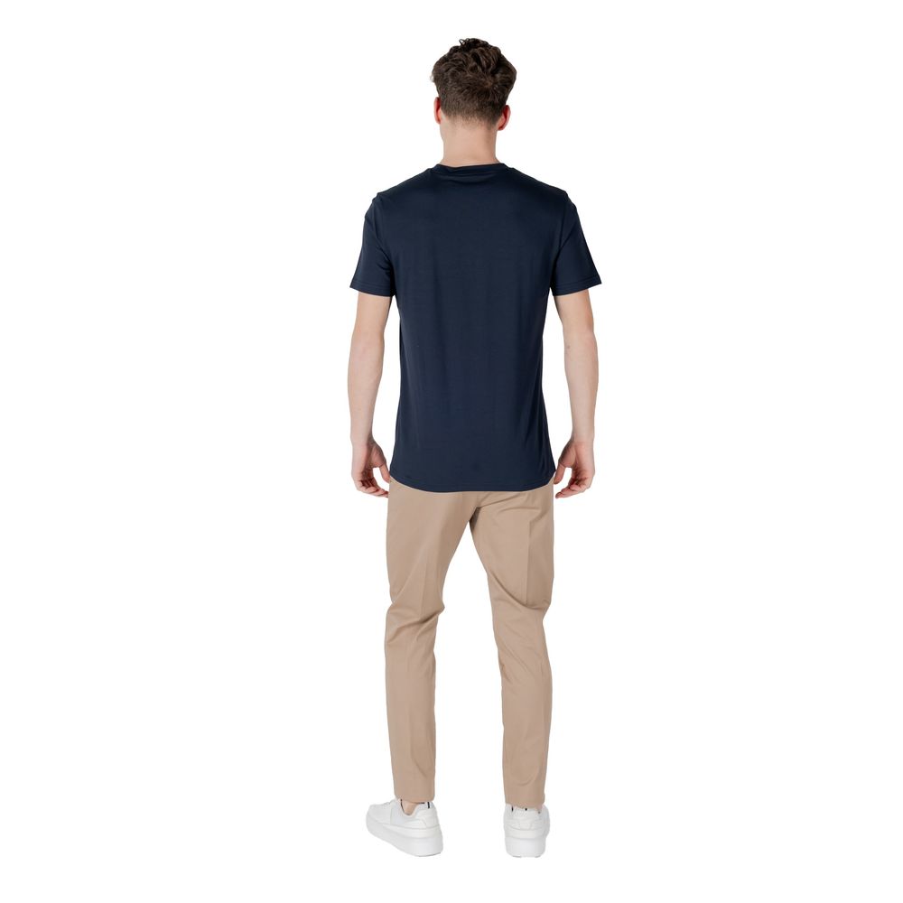 Hugo Boss Blue Cotton T-Shirt