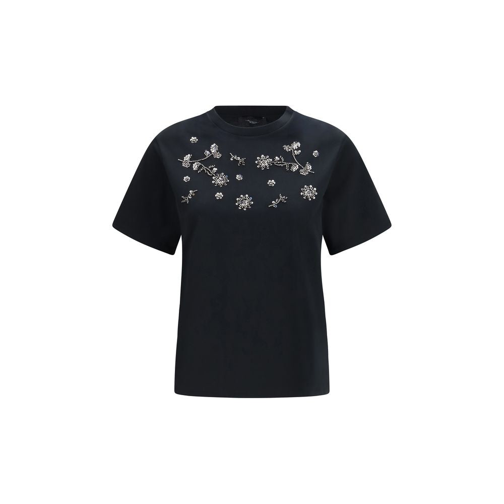 Max Mara Black Cotton T-Shirt