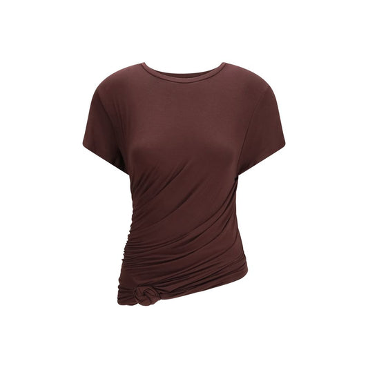 Magda Butrym Brown Cotton T-Shirt