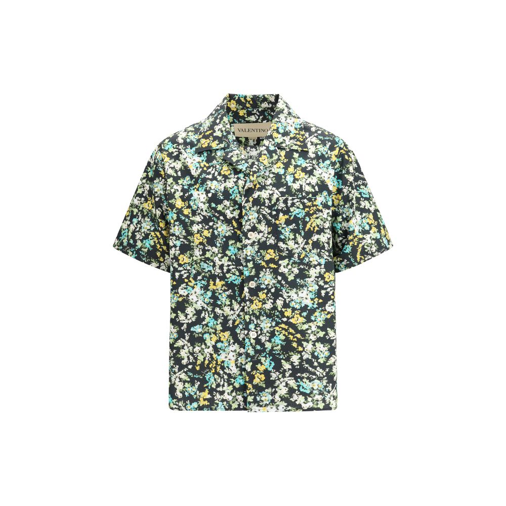 Valentino Multicolor Cotton Pattern Shirt