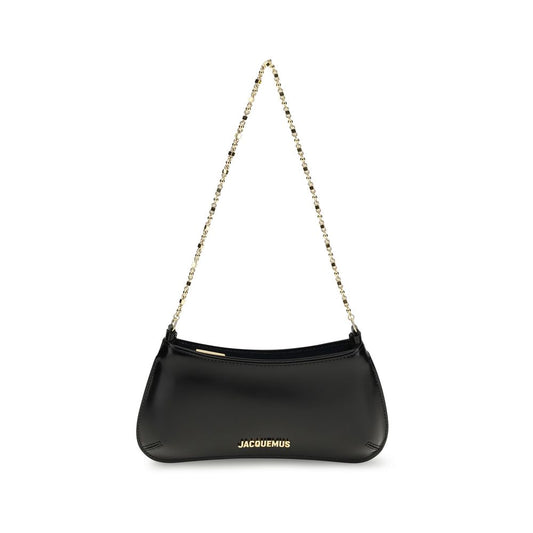 Jacquemus Black Calf Leather Bos Taurus Shoulder Bag