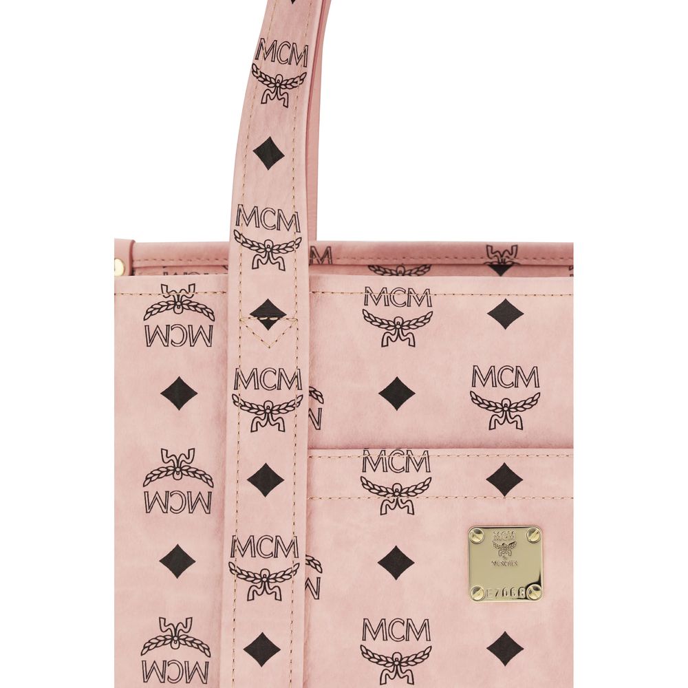 MCM Multicolor Fabric Shoulder Bag