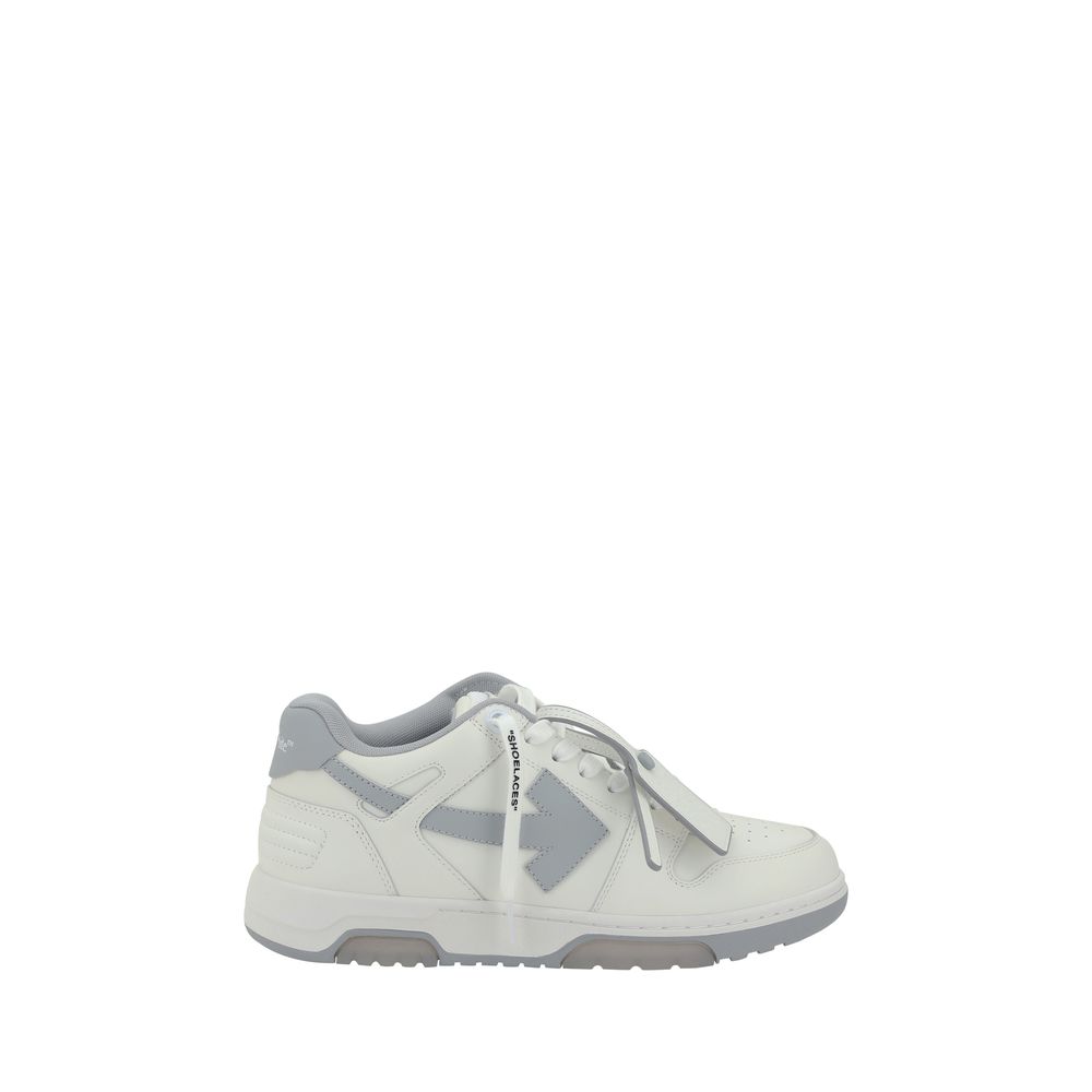 Off-White White Calf Leather Bos Taurus Low Top Sneakers