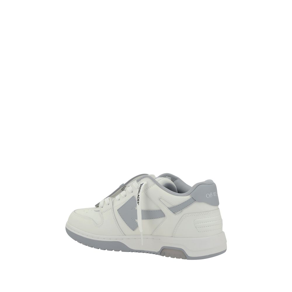 Off-White White Calf Leather Bos Taurus Low Top Sneakers