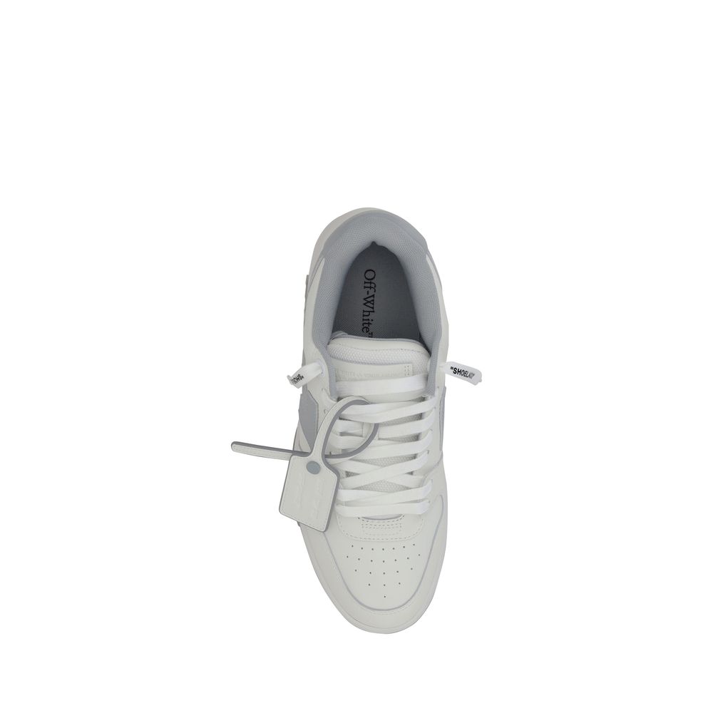 Off-White White Calf Leather Bos Taurus Low Top Sneakers