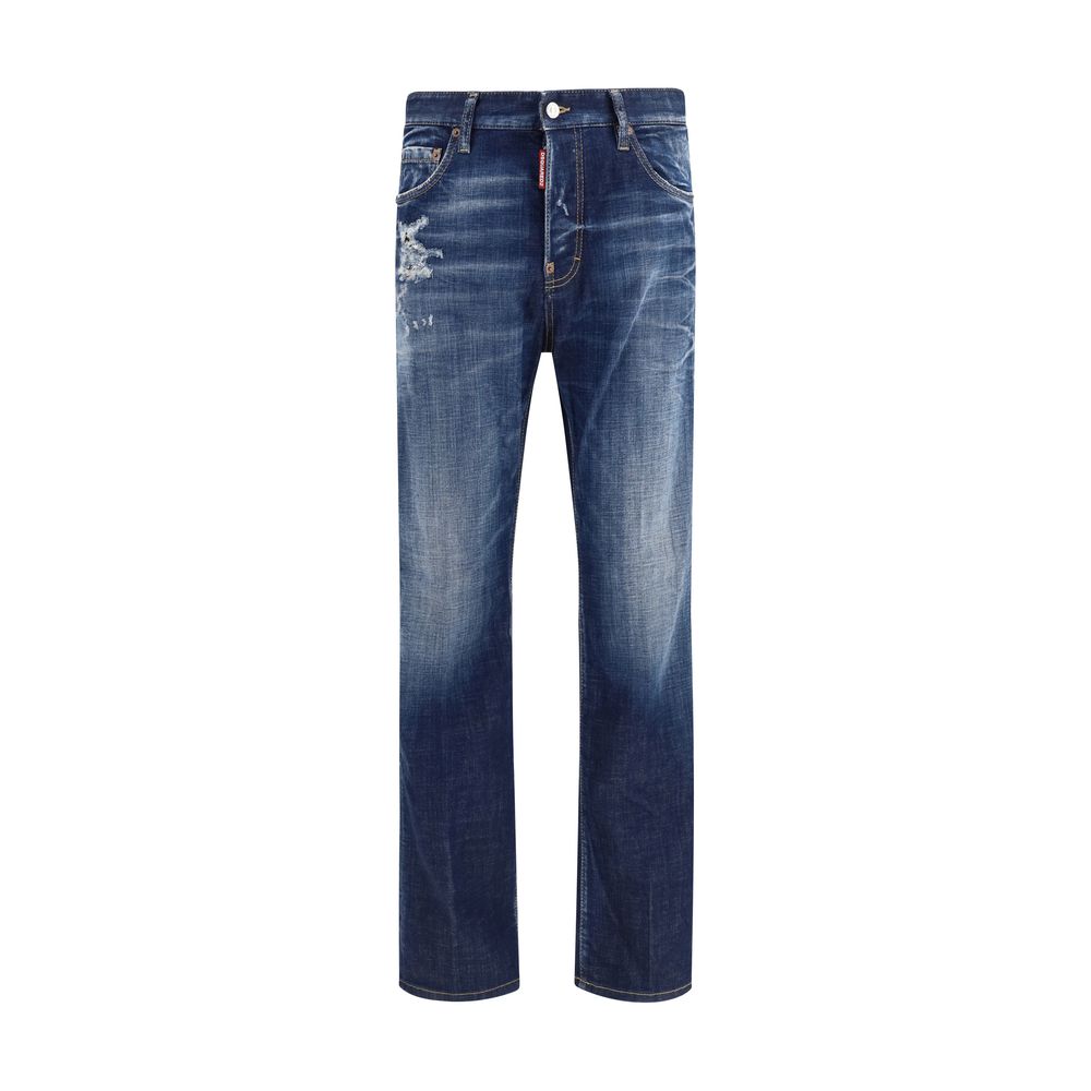 Dsquared² Blue Cotton Jeans Denim