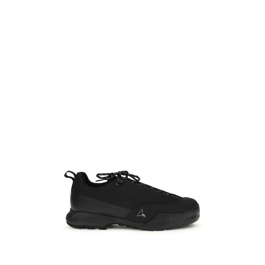 ROA Black Nylon Athletic Sneakers
