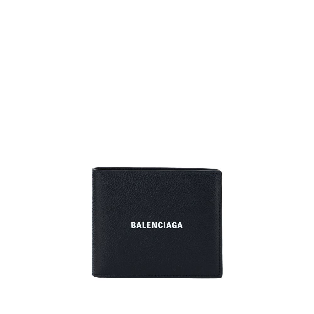 Balenciaga Black Calf Leather Bos Taurus Wallet