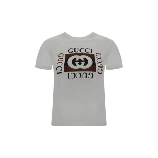 Gucci White Cotton T-Shirt