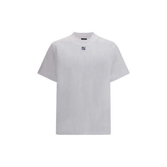 Fendi White Cotton T-Shirt