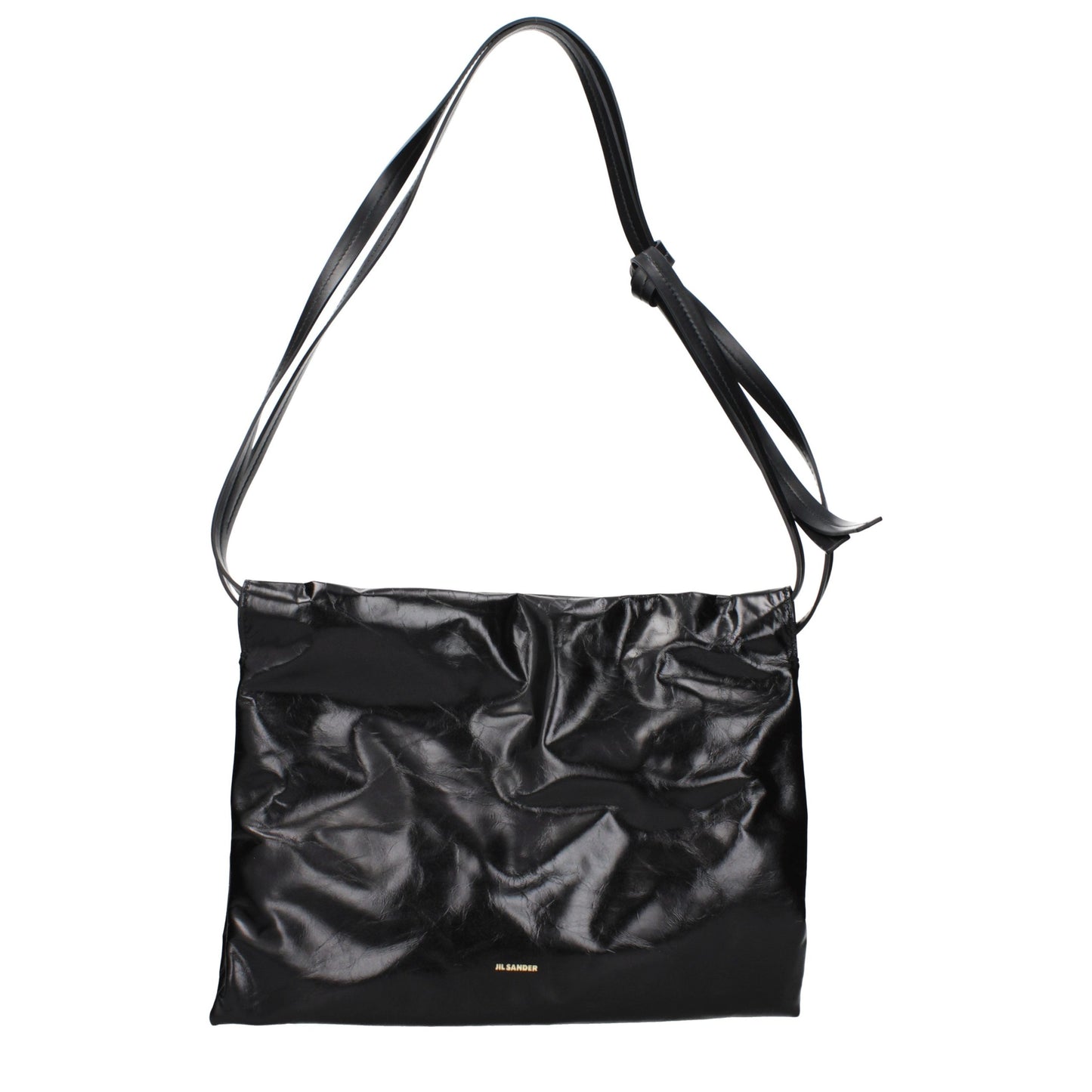 Jil Sander Black Leather Shoulder Bag