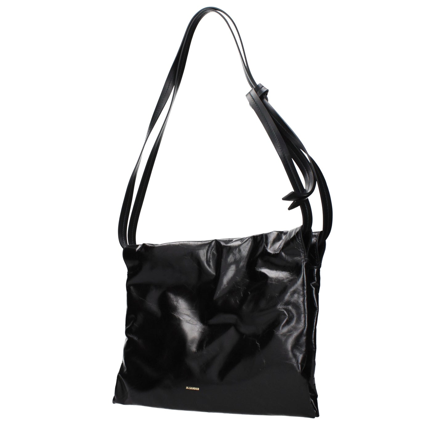 Jil Sander Black Leather Shoulder Bag
