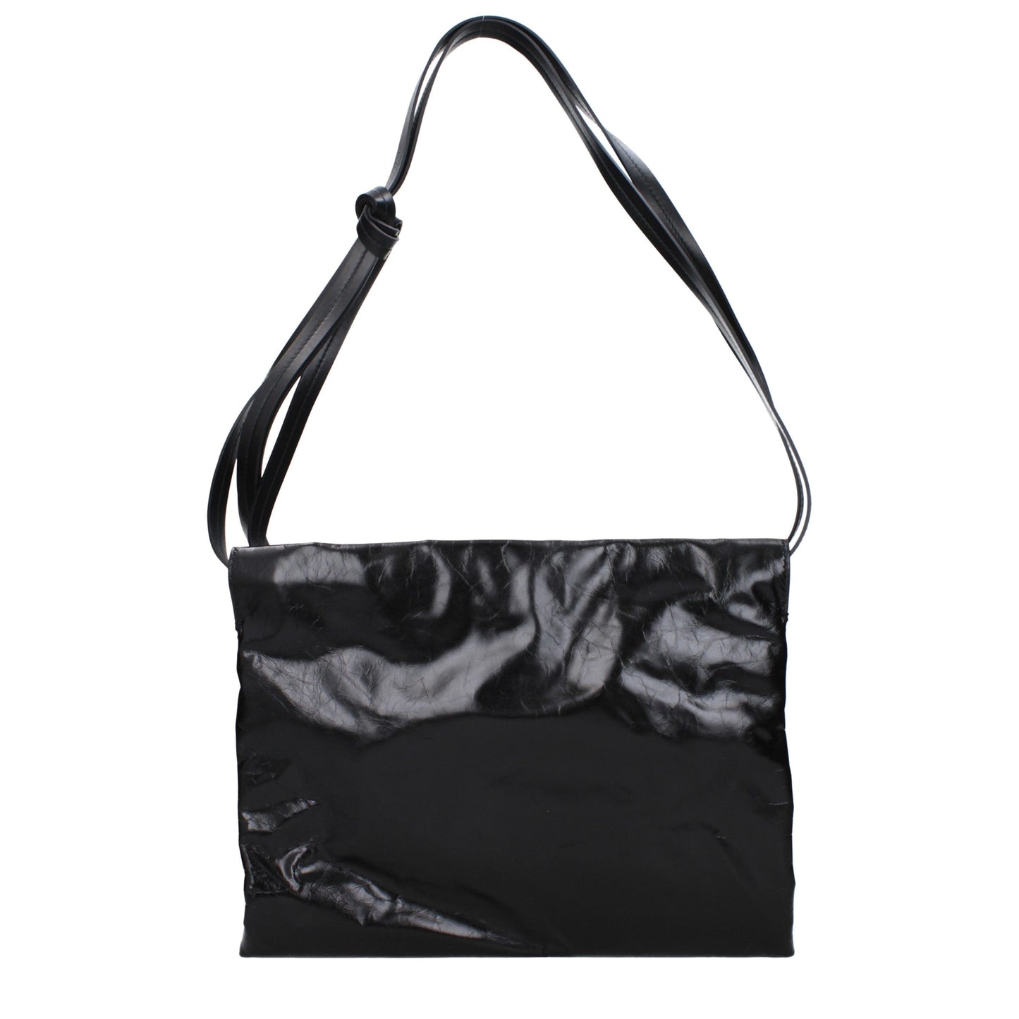 Jil Sander Black Leather Shoulder Bag