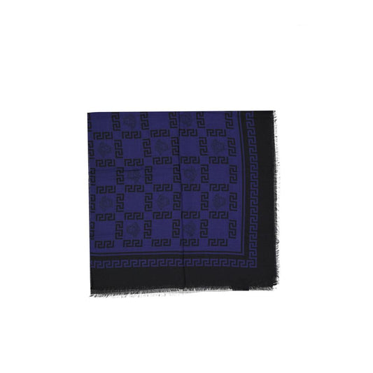 Versace Blue Modal Scarf