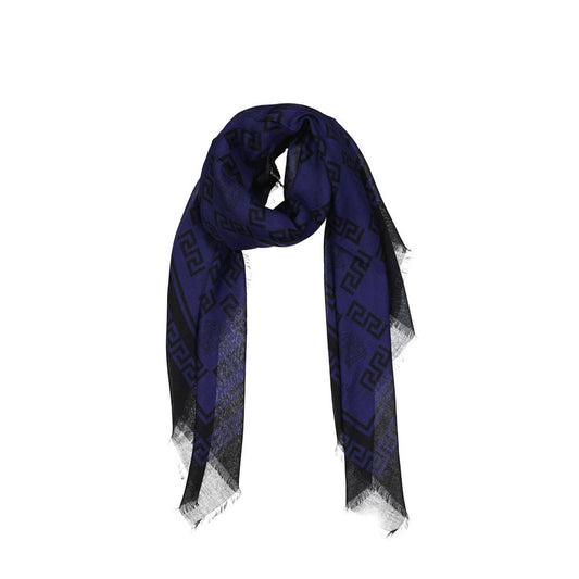 Versace Blue Modal Scarf