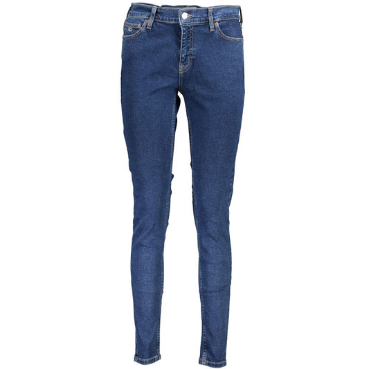 Tommy Hilfiger Blue Cotton Women Skinny Jean