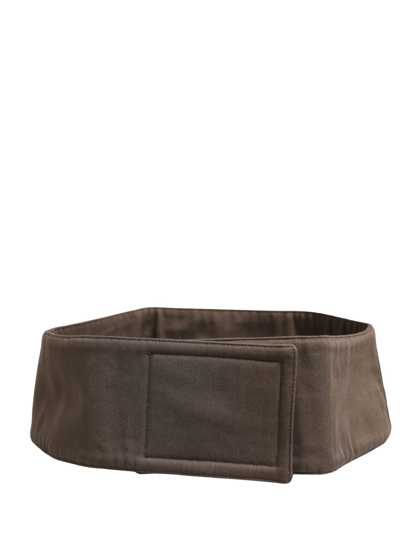 Dolce & Gabbana Brown Viscose Wide Belt Waist Cummerband Men