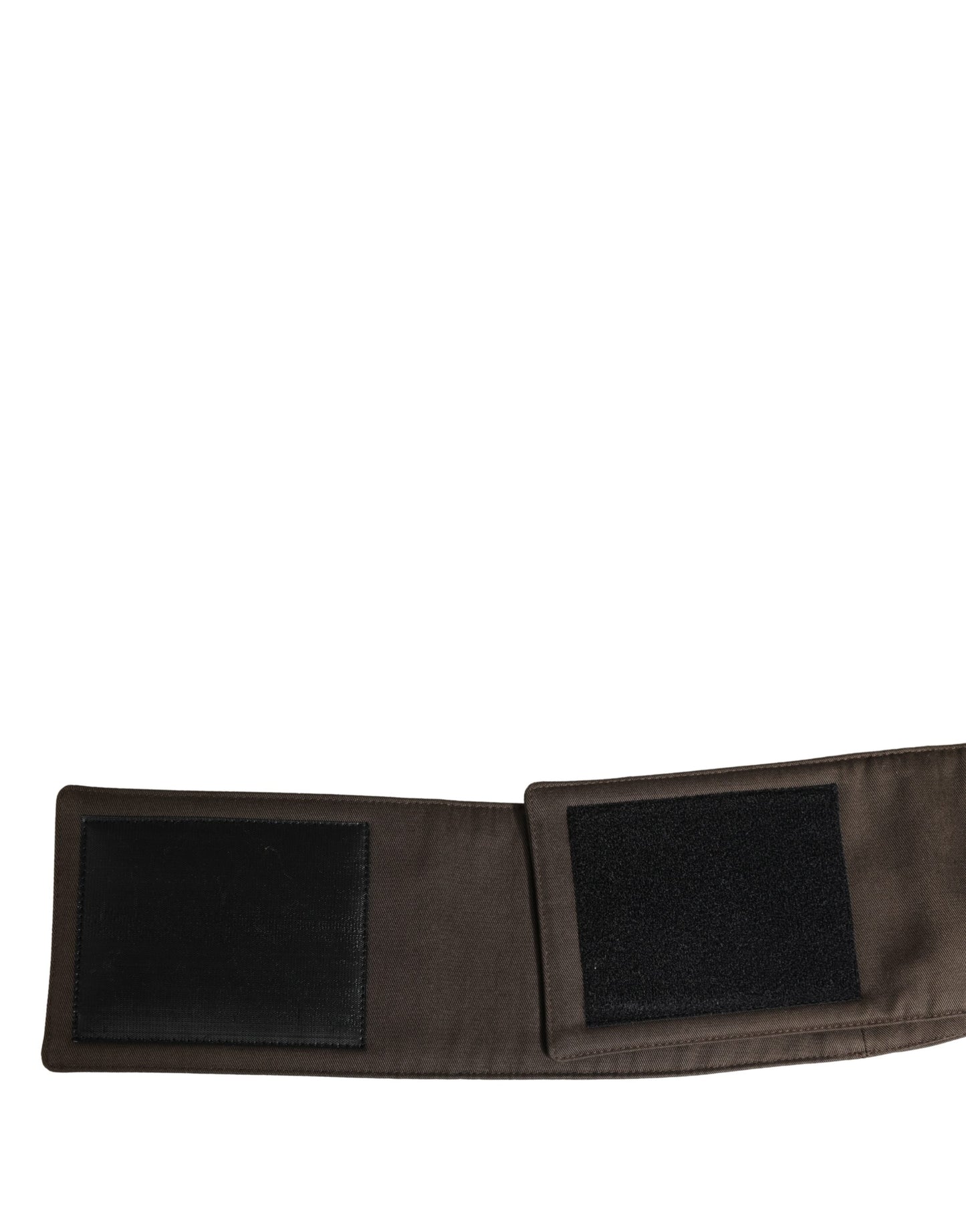 Dolce & Gabbana Brown Viscose Wide Belt Waist Cummerband Men