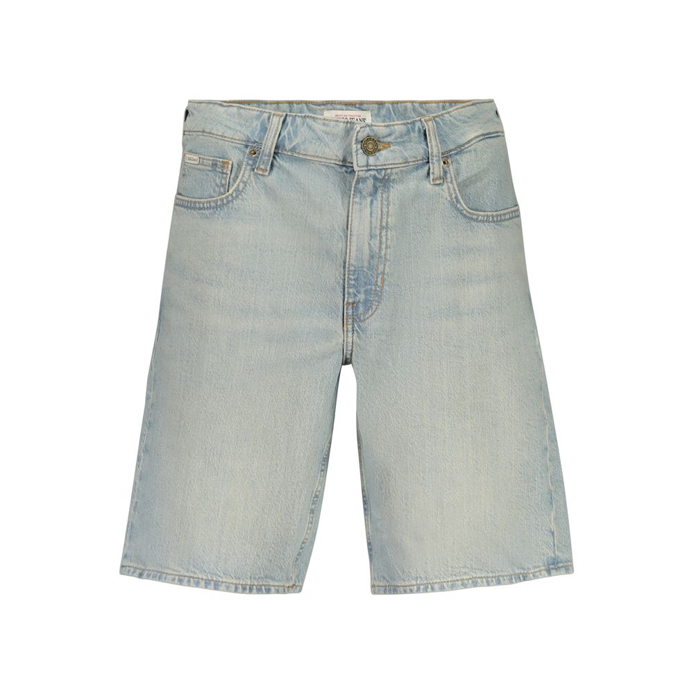 Guess Jeans Azzurro Cotton Men's Bermuda Shorts
