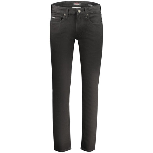Guess Jeans Black Cotton Mens Jeans