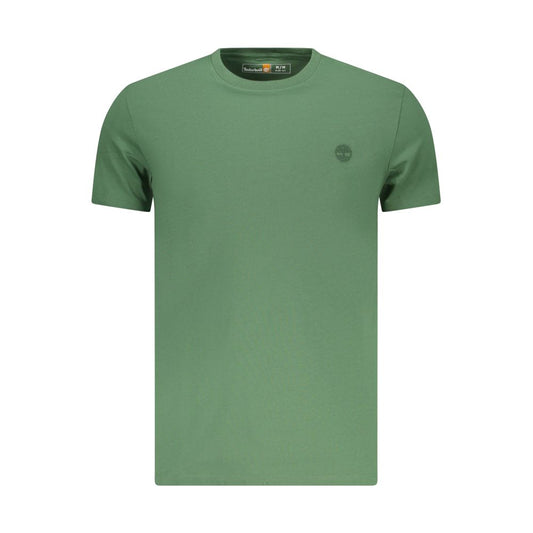Timberland Verde Cotton Men T-Shirt