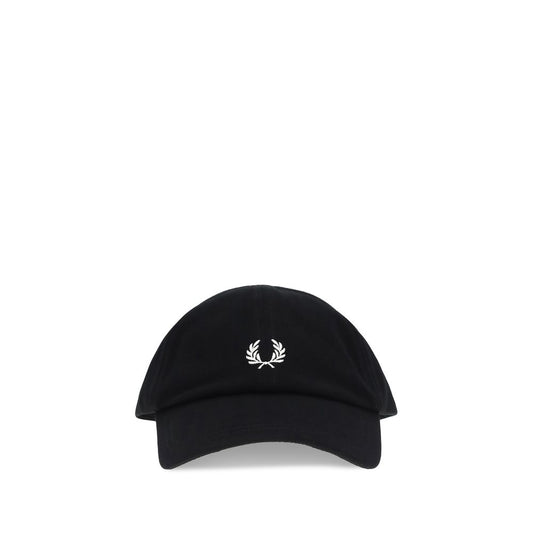 Fred Perry Black Cotton Cap (Baseball Hat)