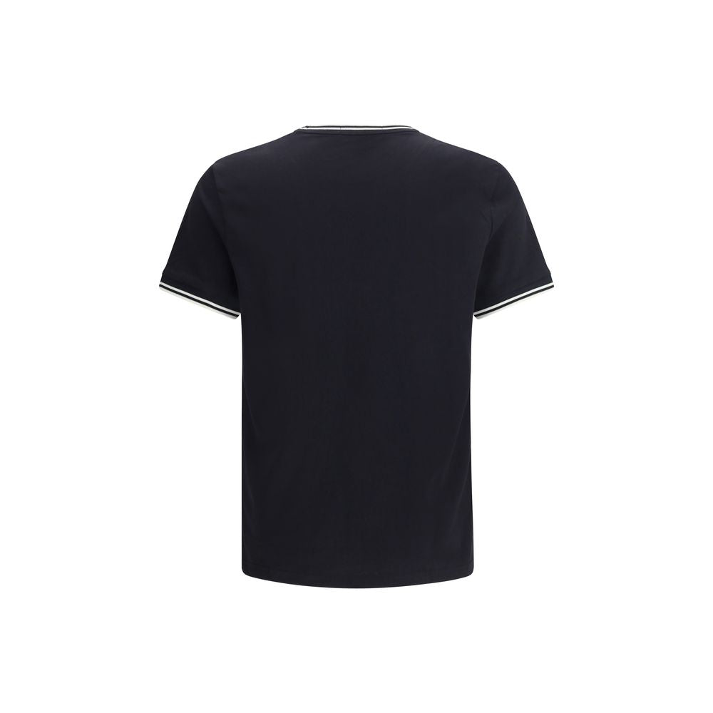 Fred Perry Black Cotton T-Shirt