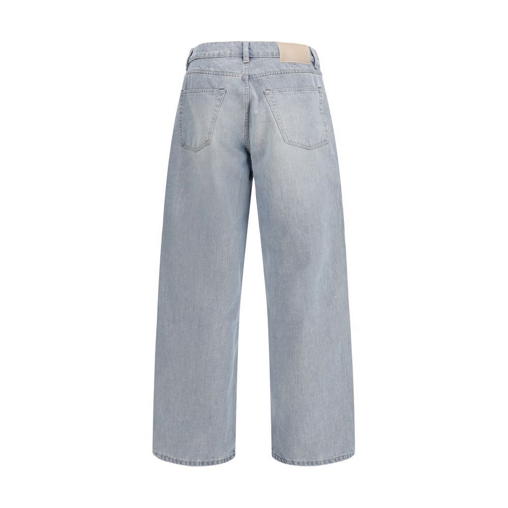 Our Legacy Blue Cotton High-Waisted Jean