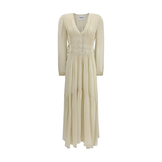 Marant Etoile Beige Viscose Casual Dress
